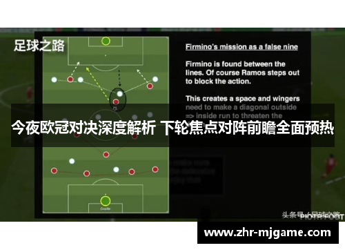 今夜欧冠对决深度解析 下轮焦点对阵前瞻全面预热